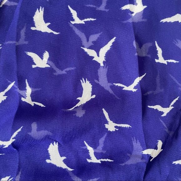 Lily Rose flying birds sheer blouse - Picture 5 of 13